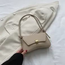 High-End saco feminino 2025 novo estilo Baguette saco Retro portátil axilas saco moda menina de um ombro mensageiro pequ