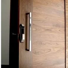 Puxador Inox Modelo U 80cm Para Porta Pivotante Madeira Vidro - Polido