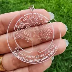 Chaveiro Árvore da Vida em Acrílico- Personalizado kit - 100un
