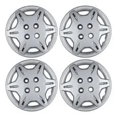 Jogo 4 Calota Corsa Wind Aro 13 2000 2002 2004 2006 Chevrolet Antiperda Cubo Baixo