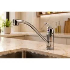 Torneira Monocomando Premium Cromada para Cozinha • Design Sofisticado e Alta Durabilidade