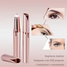 Depilador de Sombrancelha Buço Nariz Orelha Rosto Facial Elétrico Tira Pelos USB Recarregável Profissional Portátil
