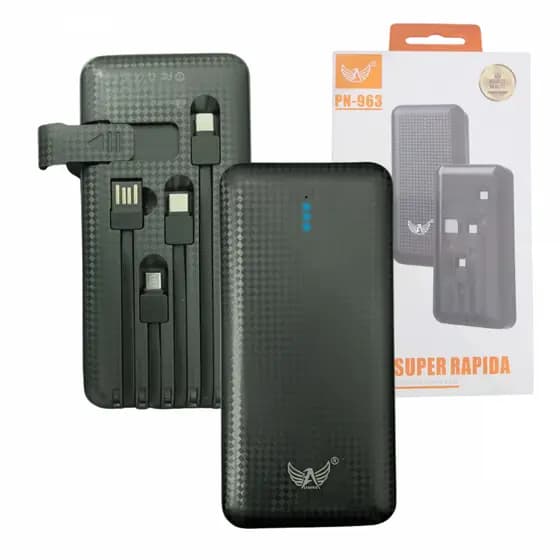 Carregador Portátil Original PowerBank 10000mAh-20000mAh Turbo 04 Saídas power bank Original- Anatel