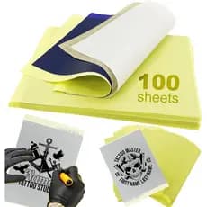 Papel térmico para tatuagem 100 folhas para impressora Térmica