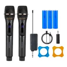 Microfone Sem Fio MOREFAND 2 Unidades | 2.4GHz para Karaokê