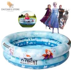 Piscina de plástico inflável para crianças 100 Litros Disney Frozen