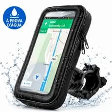 Suporte Para Moto e Bike A Prova de Agua 6,6 Polegadas Facil Manuseio Alta Fixação