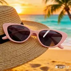 Óculos De Sol Fofos Para Mulheres , Proteção UV400 , Orelha De Gato , Esportes Ao Ar Livre , Moda ,