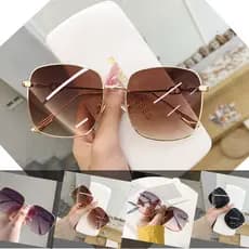 Óculos De Sol Femininos De Armação Grande Polarizados Para Mulheres E Homens Proteção UV400