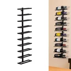 Adega de Parede Vertical p/ 10 Garrafas Porta Vinho Suporte Decorativo