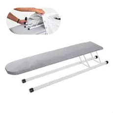Passa Manga Tabua De Passar Portátil Retrátil Em Aço Resistente Branco