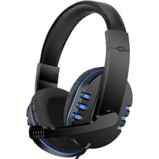 Headset Gamer Lef-1020 Fps Celular Pc Ps4 Ps5 Xone Streamer Cor Azul