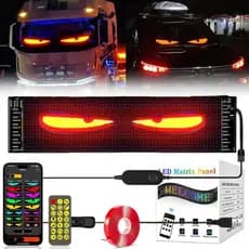 Painel de Pixel de Matrix LED Usb 5V Flexível RGB Endereçável Devil Eyes Sinalização Informativo