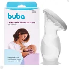 Coletor De Leite Materno Silicone Buba Com Ventosa Amamentação Infantil Maternidade Aleitamento Bebê