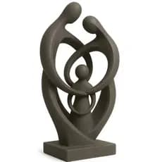 Escultura Família Decorativa Casa e Decoração 20 CM