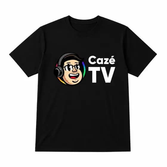 Camiseta Cazé TV Copa do Mundo 100% Algodão