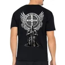 Camiseta CRUZ DE SÃO BENTO CAVALEIRO blusa camisa tshirt