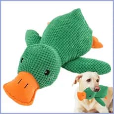 Calmante Pato Cão Brinquedo Estridente Filhote De Cachorro Brinquedos Mastigar Bonito Pelúcia Som Recheado Animal Rangid