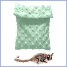Hamster Bolsa De Dormir Pequena Cama Para Animais De Estimação Quente Esconderijo Confortável Saco Casa Ninho Hamsters M