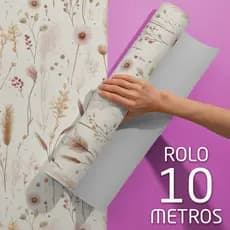 Papel de Parede Adesivo Floral para Cozinha, Sala, quarto Autocolante