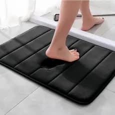 Tapete De Banho Antiderrapante Absorvente De Água Para Banheiro 60x40cm