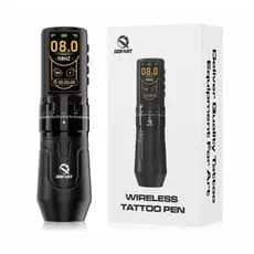 Maquina Pen Flip Tattoo DQ Sem Fio com Bateria Integrada e Ajuste de Curso