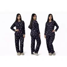 KIT 1 PIJAMA SUEDE FEMININO