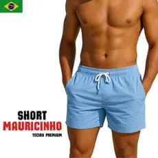 Short Estilo Mauricinho Masculino Tecido Premium
