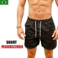 Short Masculino Tactel Tecido Liso 2C