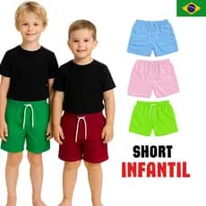 Short Masculino Infantil Tactel Premium