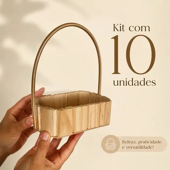 cestas de madeira presentes,kit com 10 presentar ,lembranças,eventos , decoração etc