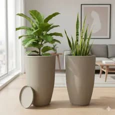 kit 2 vasos de planta ,vaso grande decorativo flores , decorativo jardim vaso alto
