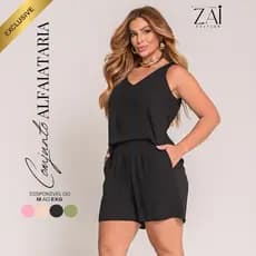 Conjunto Alfaiataria Feminino Short Cintura Alta e Blusa Elegante Social Decote V Premium Casual