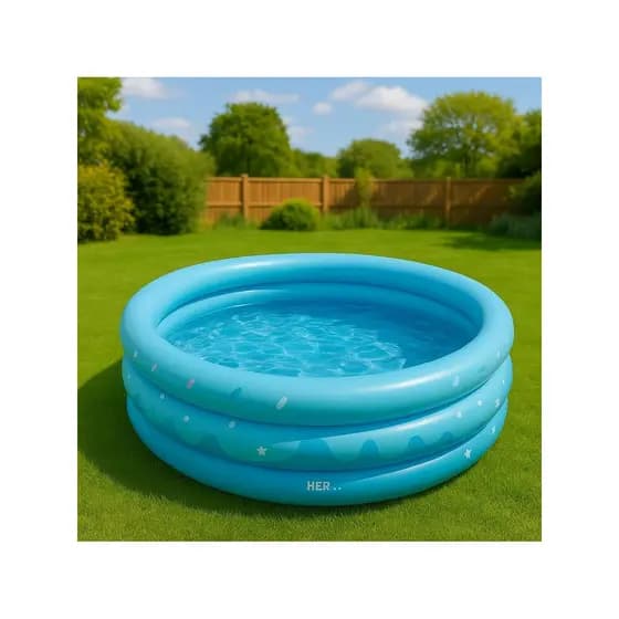 Piscina Inflável Infantil 220L Rosa ou Azul Redonto Dunuts – Brinquedo de Verão para Jardim