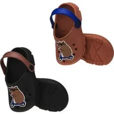 Sandalia Papete Babuche Infantil Kidstep Capivara Menino