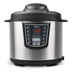 Panela de Pressão Elétrica Midea 6L Digital Inox 220V
