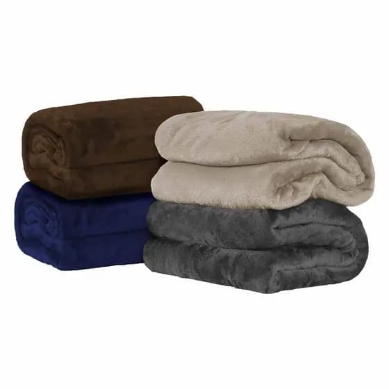 Cobertor Casal Manta Microfibra Soft Fleece 01 Peça Toque Aveludado Quarto Inverno