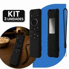 1, 2 ou 3 Capas De Controle Remoto De Silicone Para TV Proteção Anti-Choque Antiderrapante