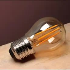 Lâmpadas Retro Filamento Led G45 2w Luz Âmbar 2200k Bivolt/led