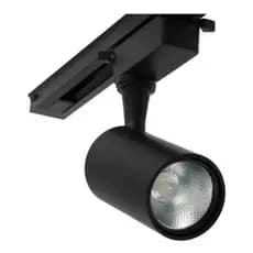 Spot Led Branco Quente 7w/10w/15w/20w/30w Preto/Branco 3000k Para Trilho Eletrificado Bivolt Não acompanha Trilho/led