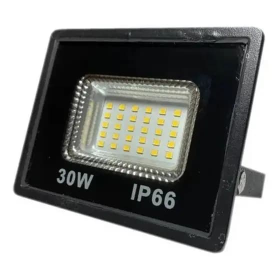 Refletor Led 30w Holofote bivolt Prova Dágua Ip66 Branco Frio Branco Quente 6000K/3000K Azul Verde/led