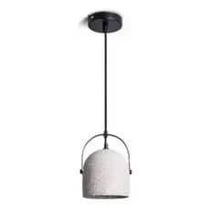 Pendente Nórdico 22cm Metal Branco Sindora Dcd02605 Quarto/led