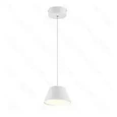 Lustre Pendente Redondo Bivolt De Metal E Acrílicoovo led