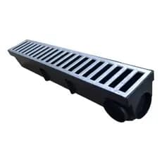 Ralo Linear 8x50 Cm Grelha + Coletor Plástico ABS - 2026