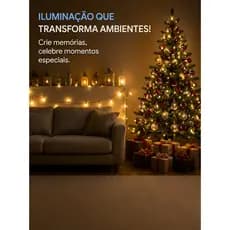 Pisca Pisca 100 Leds Alta Brilho Cordao Decoracao Natal COD SDJCD