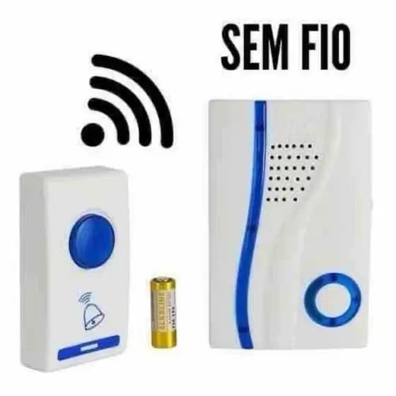 4 estilos Campainha Domestica Sem Fio a Prova D água Campainha Residencial Comercial Sem Fio Tomada e a Pilha