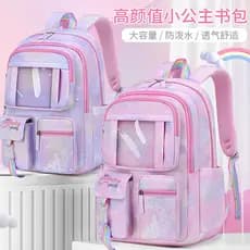 Mochila Escolar Feminina Juvenil Grande Capacidade Abertura 180° Leve e Reforçada Para Passeio e Viagem