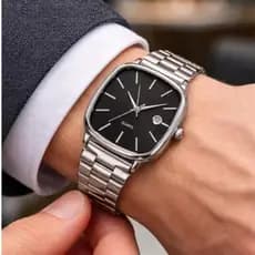 Relógio Masculino Vintage Retrô E117 Feminino Elegância Clássica em Aço Inox Unissex