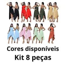 KIT 8 PEÇAS VESTIDO ENVELOPE