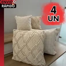 CONJUNTO CAPAS DE ALMOFADA FEITAS EM LINHO LUXO ALGODÃO ARTESANAL AMBIENTES ACONCHEGANTES ESTILOSOS.